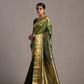 Moss Green Kanjivaram - Vinay Vastralay
