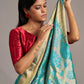 Turquoise Kanjivaram - Vinay Vastralay