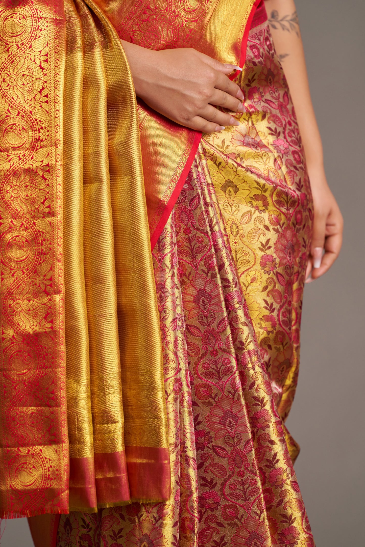 Tissue Kanjivaram - Vinay Vastralay