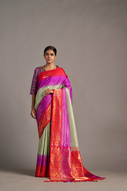 Purple Soft Silk – Vinay Vastralay
