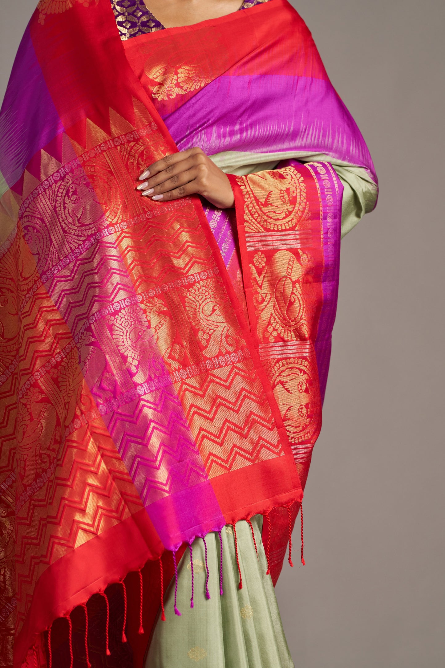 Purple Soft Silk – Vinay Vastralay