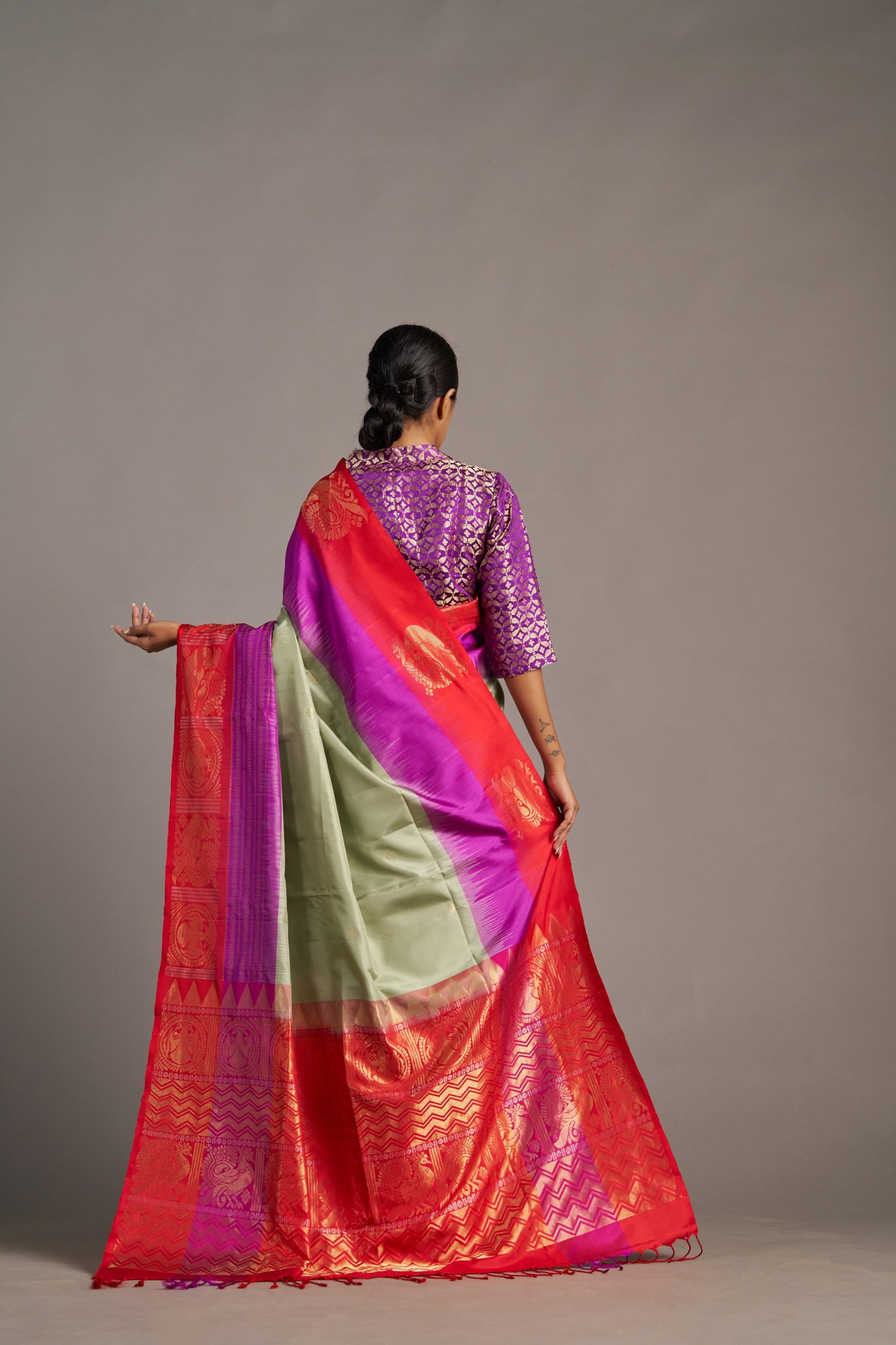 Purple Soft Silk – Vinay Vastralay