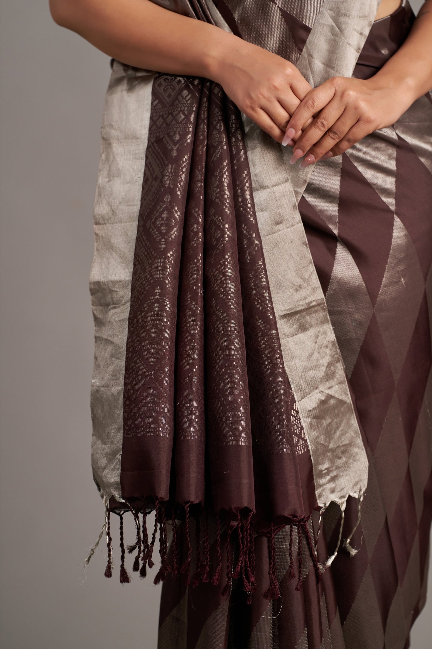 Brown Soft Silk – Vinay Vastralay