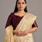 Ivory Kanjivaram - Vinay Vastralay