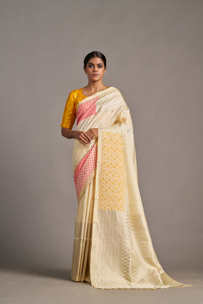 Beige Soft Silk – Vinay Vastralay