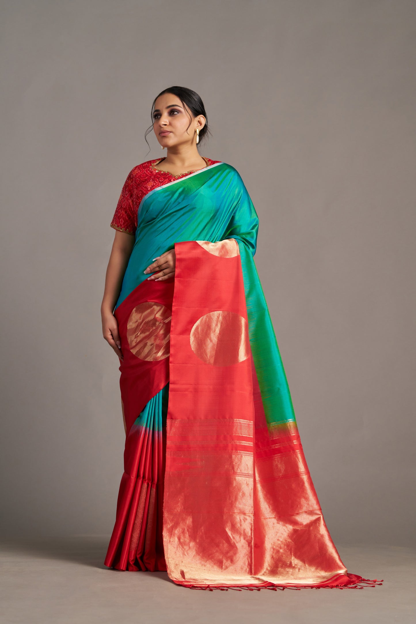 Red Soft Silk – Vinay Vastralay