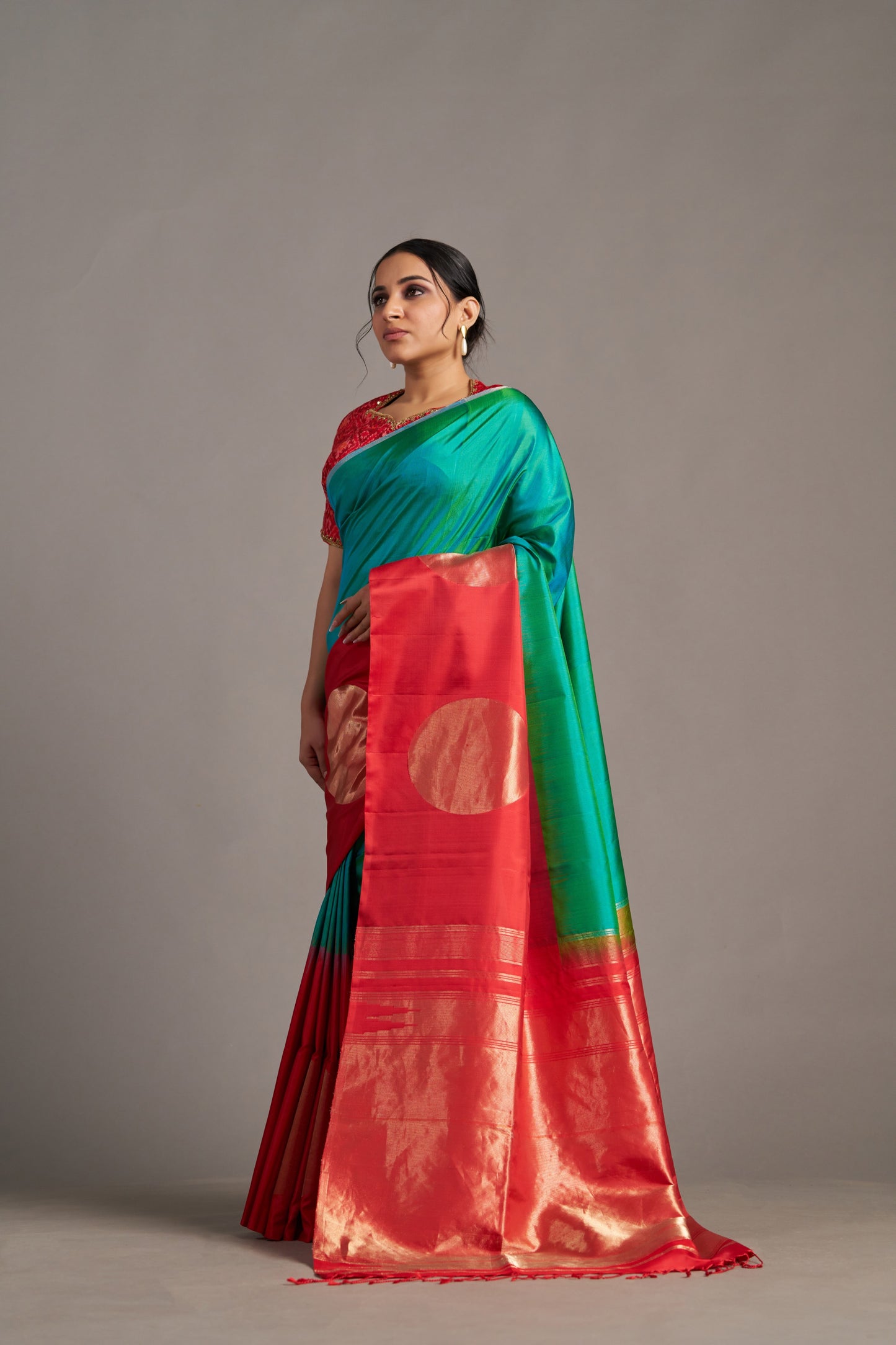 Red Soft Silk – Vinay Vastralay