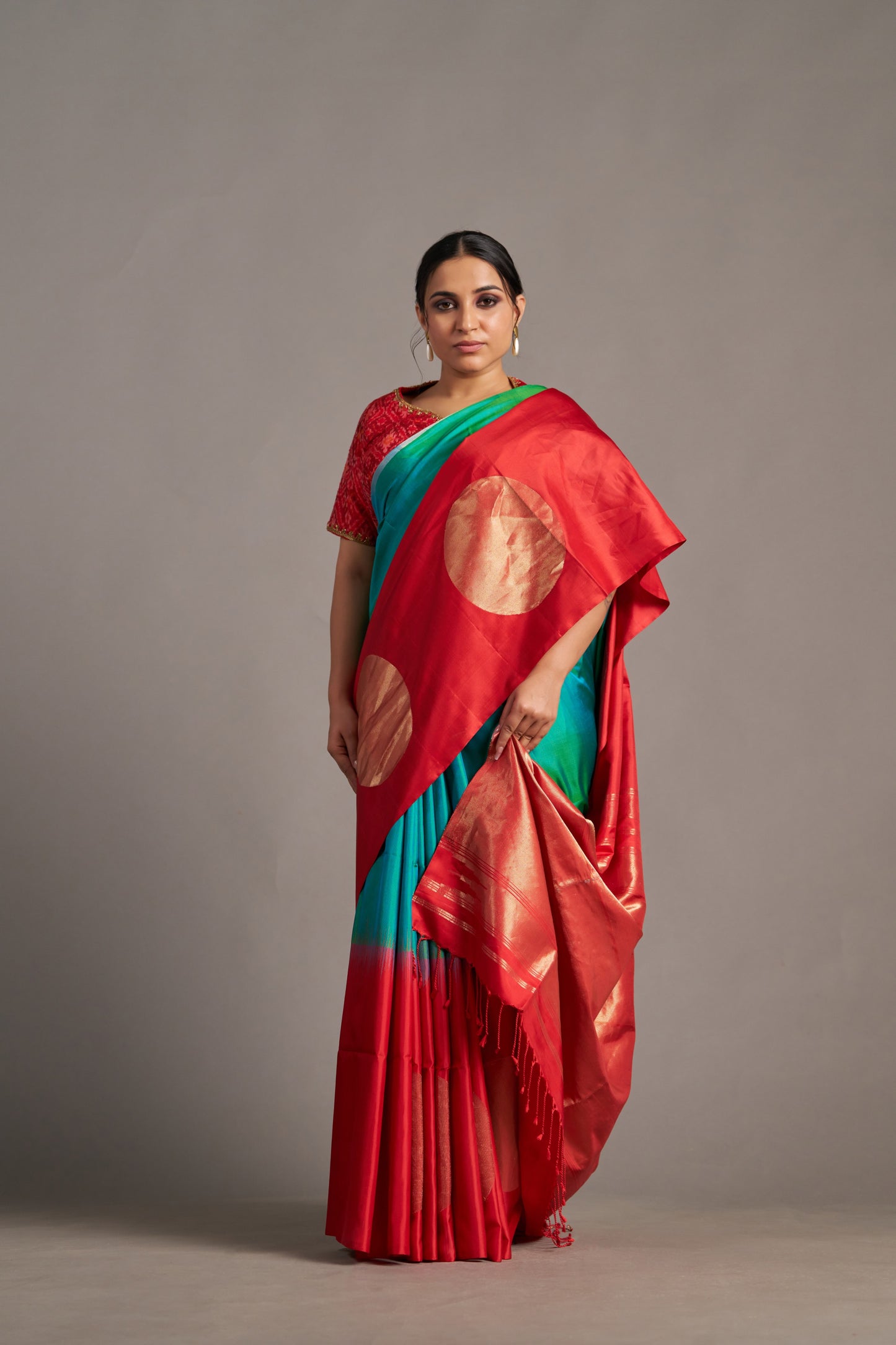 Red Soft Silk – Vinay Vastralay