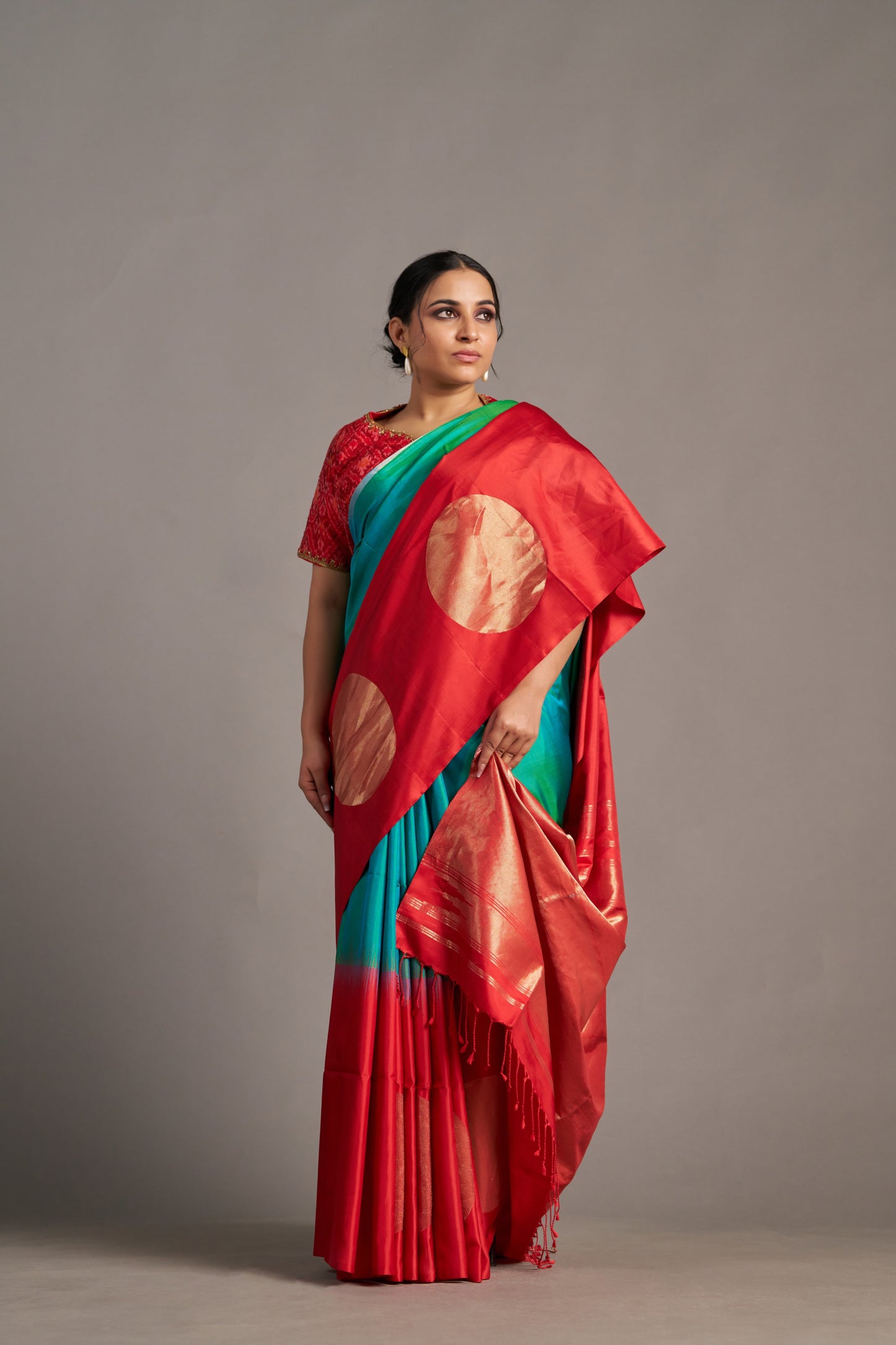 Red Soft Silk – Vinay Vastralay
