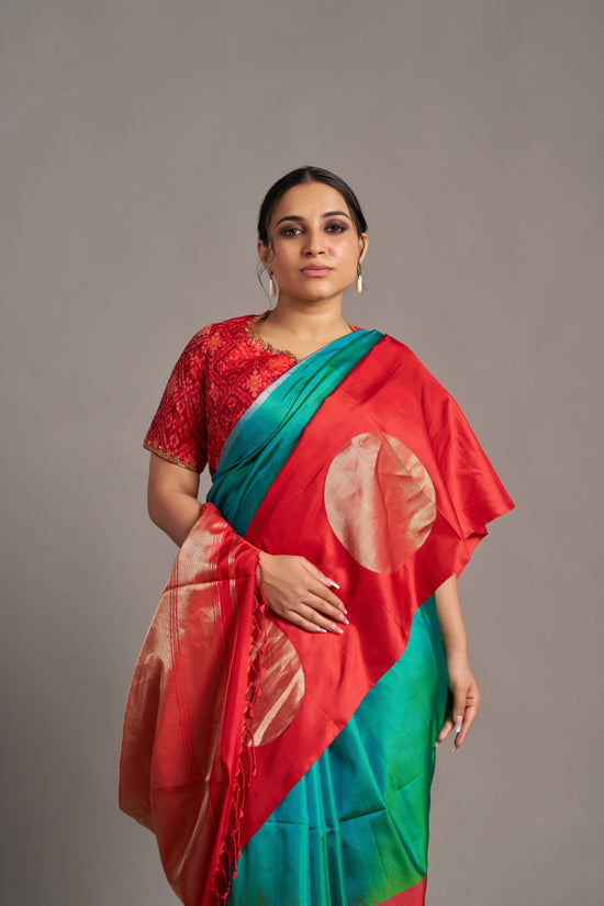 Red Soft Silk – Vinay Vastralay