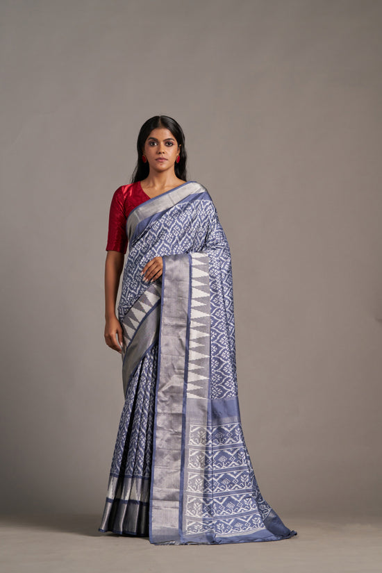 Blue Stone Grey Patola – Vinay Vastralay