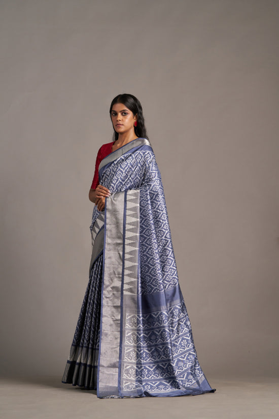 Blue Stone Grey Patola – Vinay Vastralay