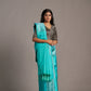 Contemporary Turquoise Kanjivaram - Vinay Vastralay