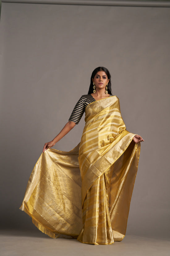 Gold Tissue Kanjivaram - Vinay Vastralay