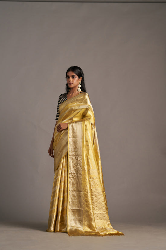 Gold Tissue Kanjivaram - Vinay Vastralay