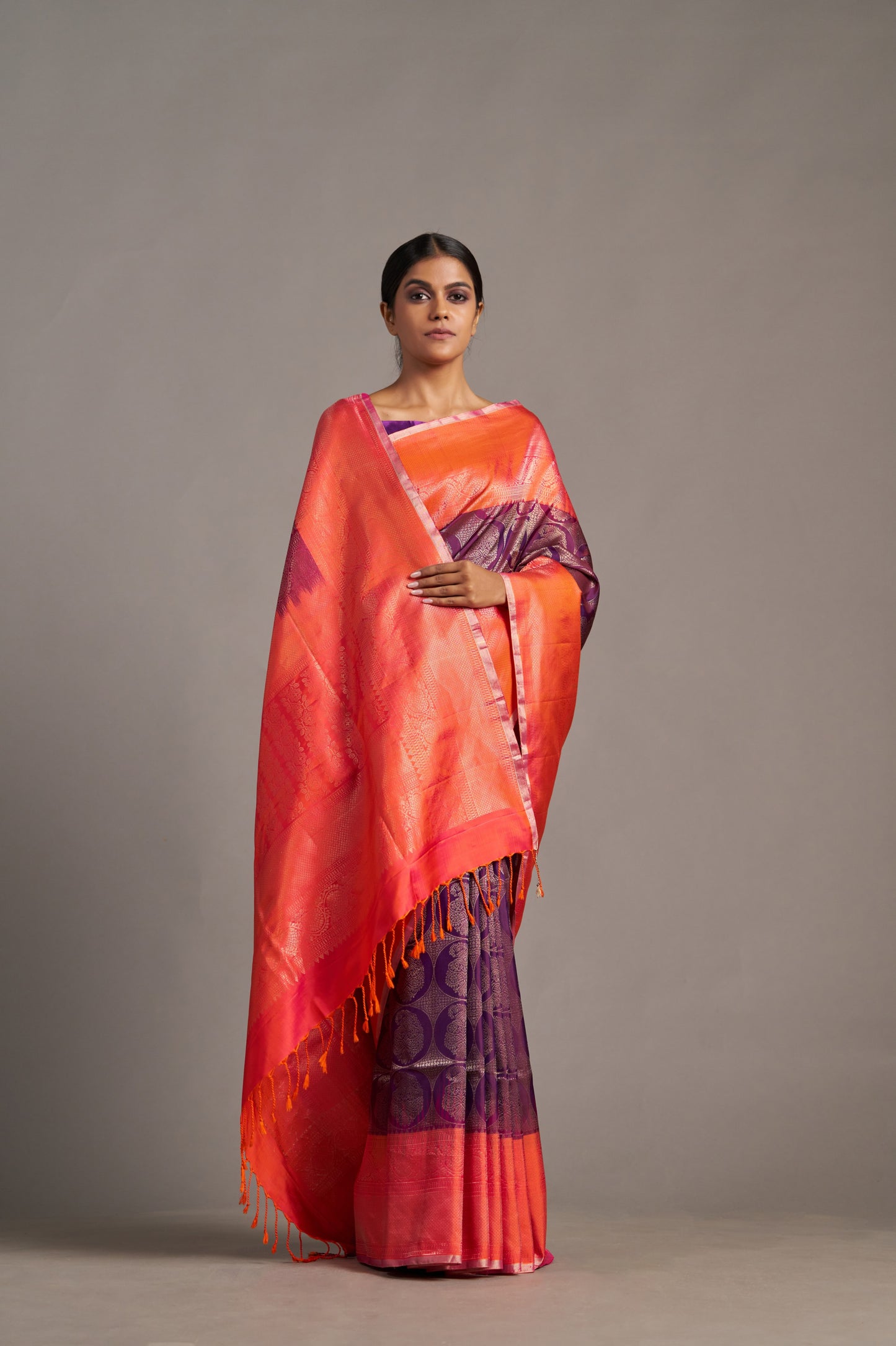 Wine Soft Silk - Vinay Vastralay