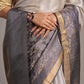 Steel Grey Tussar – Vinay Vastralay