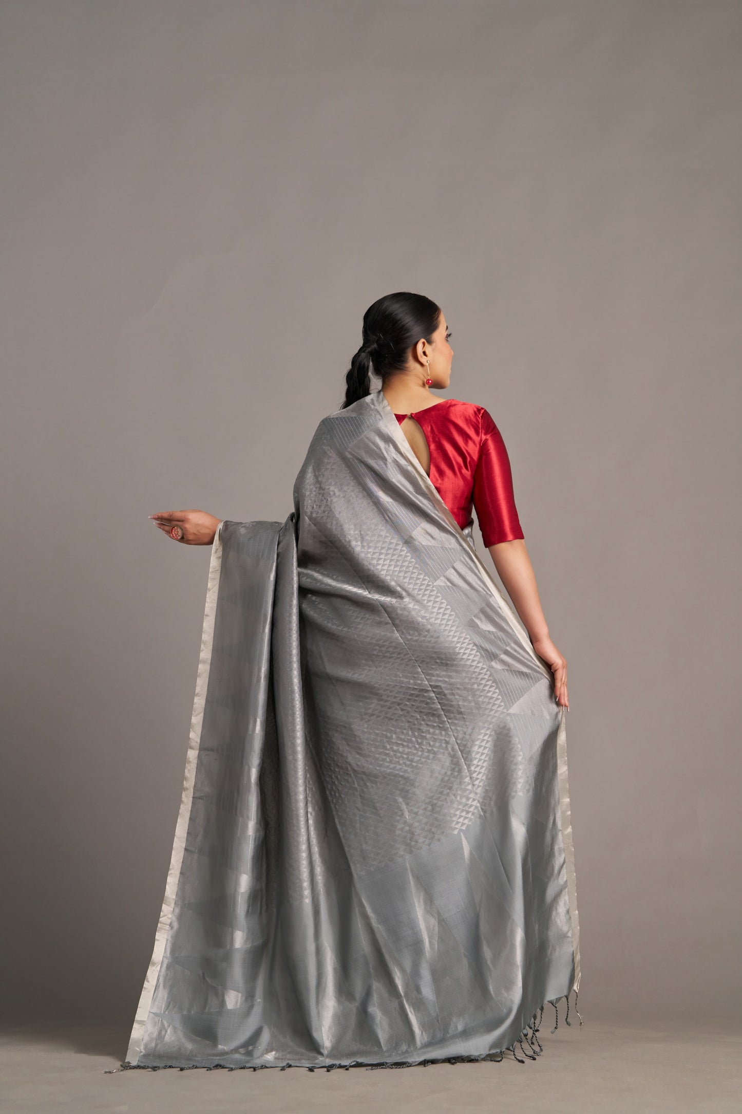 Gray Soft Silk – Vinay Vastralay