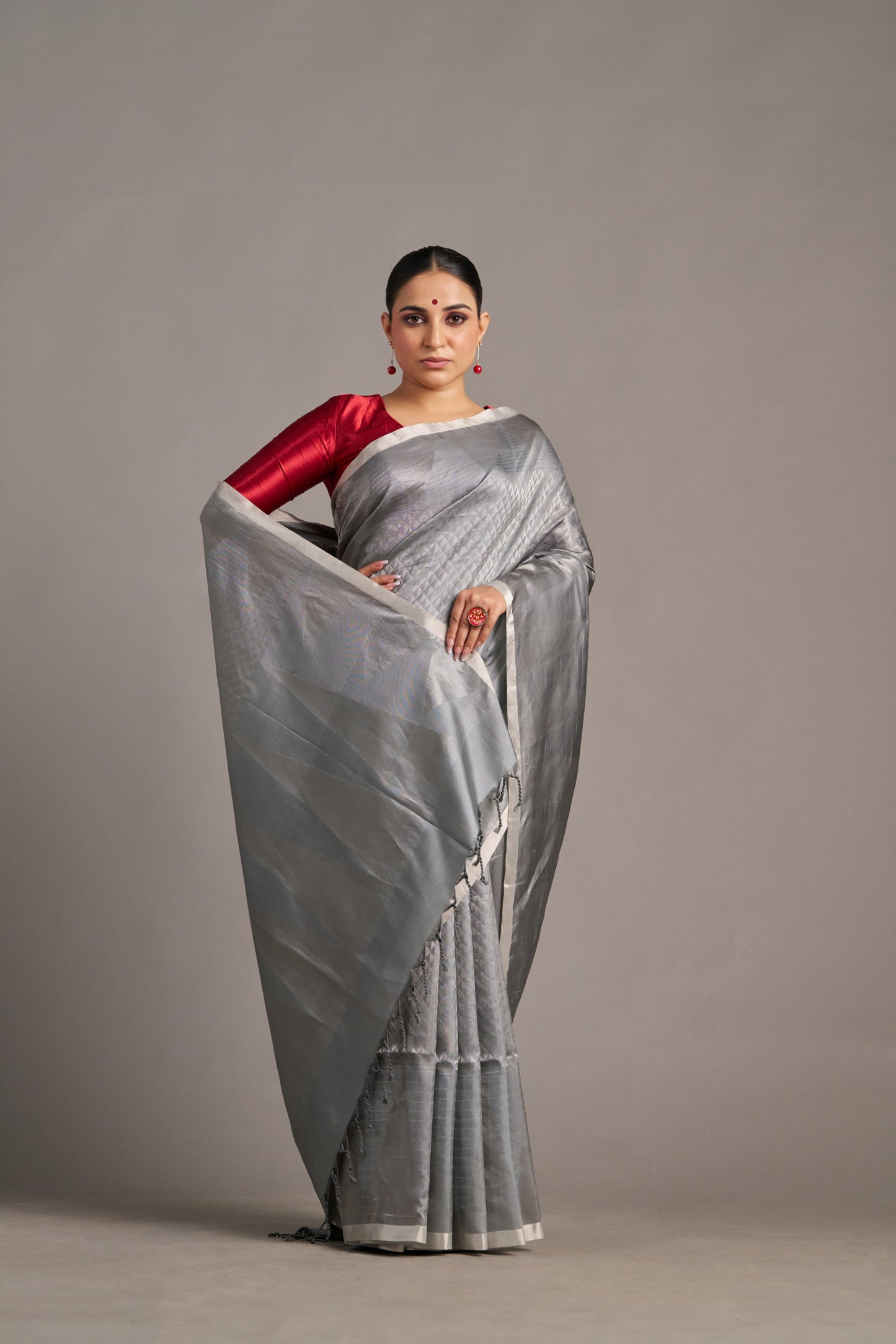 Gray Soft Silk – Vinay Vastralay